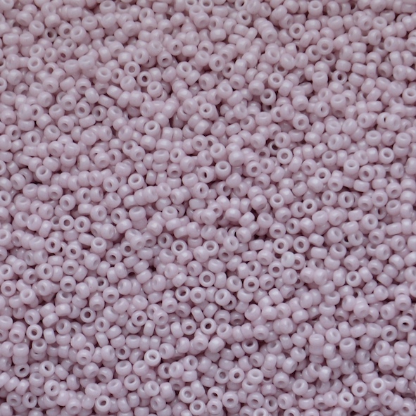 15-0599 Op Ant Rose Size 15 Seed Beads, Pack Size: 10g